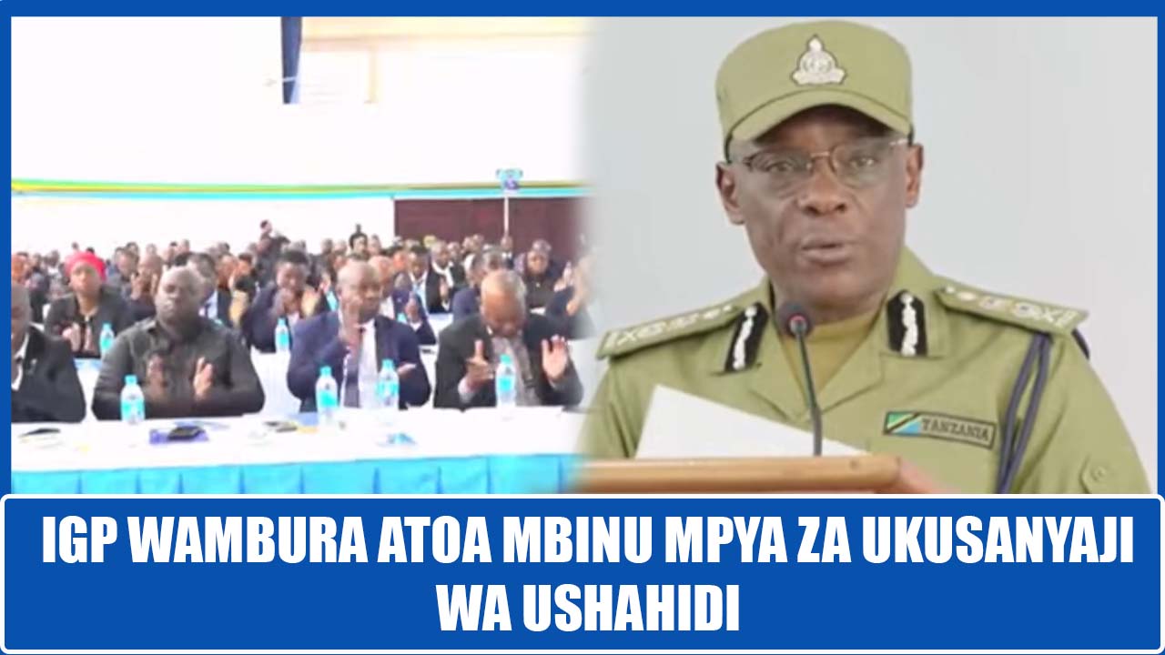 IGP WAMBURA ATAJA NJIA MPYA YA UKUSANYAJI WA USHAHIDI