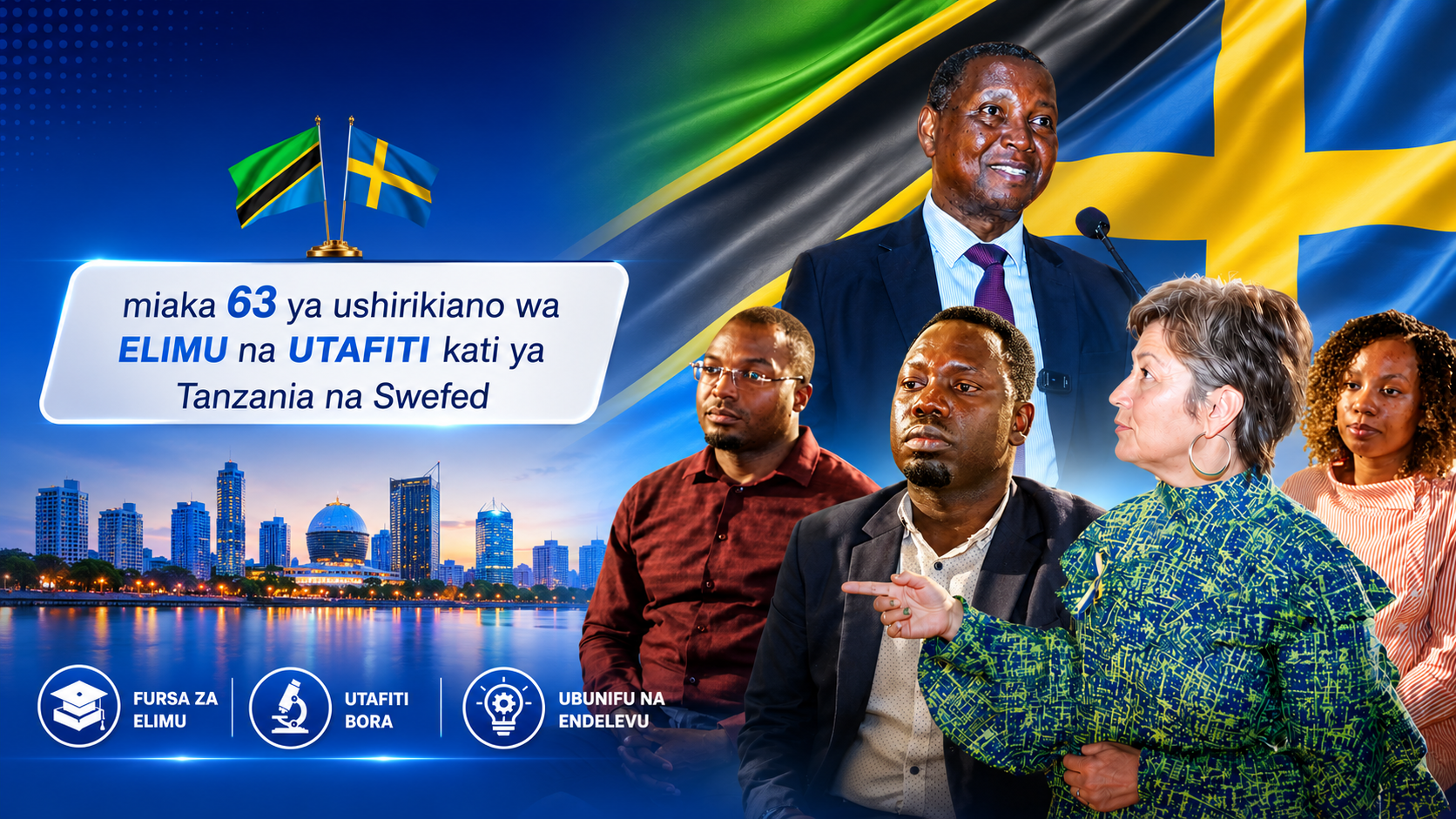 MIAKA 63 YA USHIRIKIANO WA ELIMU NA UTAFITI KATI YA TANZANIA NA SWEDEN